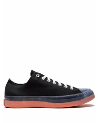 schwarze Segeltuch niedrige Sneakers von Converse