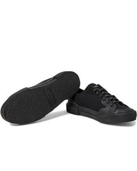 schwarze Segeltuch niedrige Sneakers von Givenchy