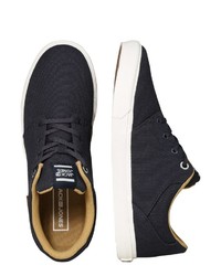 schwarze Segeltuch niedrige Sneakers von Jack & Jones