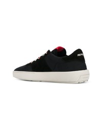 schwarze Segeltuch niedrige Sneakers von Represent