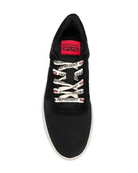 schwarze Segeltuch niedrige Sneakers von Represent