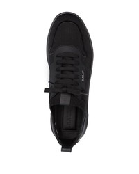 schwarze Segeltuch niedrige Sneakers von Bally