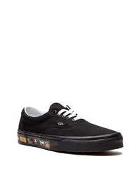 schwarze Segeltuch niedrige Sneakers von Vans