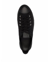 schwarze Segeltuch niedrige Sneakers von Givenchy