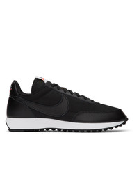 schwarze Segeltuch niedrige Sneakers von Nike