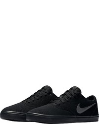 schwarze Segeltuch niedrige Sneakers von Nike SB