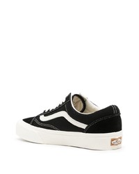 schwarze Segeltuch niedrige Sneakers von Vans