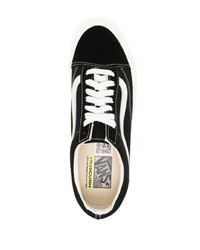 schwarze Segeltuch niedrige Sneakers von Vans