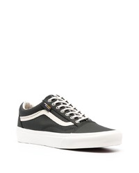 schwarze Segeltuch niedrige Sneakers von Vans