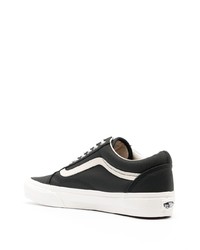 schwarze Segeltuch niedrige Sneakers von Vans