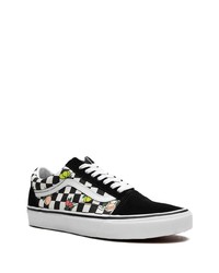 schwarze Segeltuch niedrige Sneakers von Vans