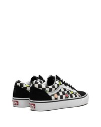 schwarze Segeltuch niedrige Sneakers von Vans