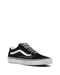 schwarze Segeltuch niedrige Sneakers von Vans