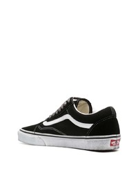 schwarze Segeltuch niedrige Sneakers von Vans