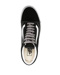 schwarze Segeltuch niedrige Sneakers von Vans