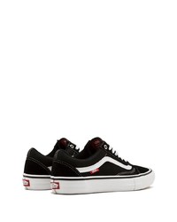 schwarze Segeltuch niedrige Sneakers von Vans