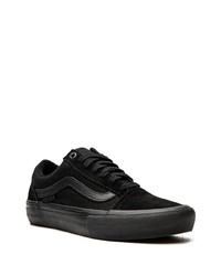 schwarze Segeltuch niedrige Sneakers von Vans