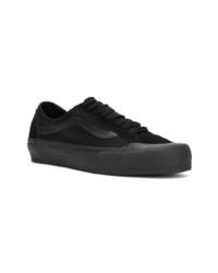 schwarze Segeltuch niedrige Sneakers von Vans