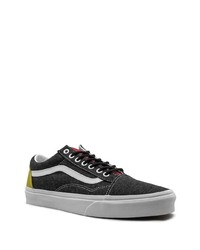 schwarze Segeltuch niedrige Sneakers von Vans