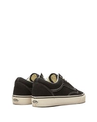 schwarze Segeltuch niedrige Sneakers von Vans