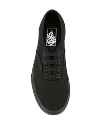 schwarze Segeltuch niedrige Sneakers von Vans