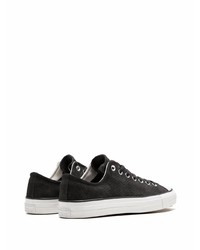 schwarze Segeltuch niedrige Sneakers von Converse