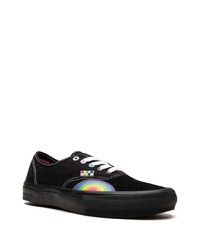 schwarze Segeltuch niedrige Sneakers von Vans