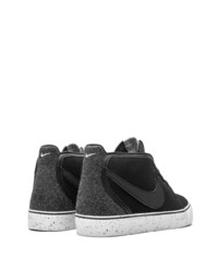 schwarze Segeltuch niedrige Sneakers von Nike