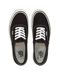 schwarze Segeltuch niedrige Sneakers von Vans