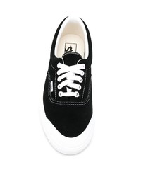 schwarze Segeltuch niedrige Sneakers von Vans