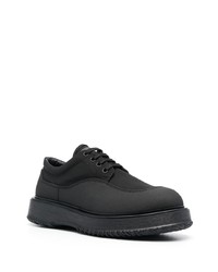 schwarze Segeltuch niedrige Sneakers von Hogan