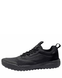 schwarze Segeltuch niedrige Sneakers von Vans