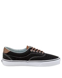 schwarze Segeltuch niedrige Sneakers von Vans