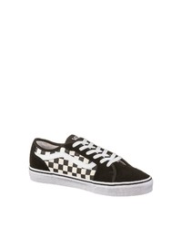 schwarze Segeltuch niedrige Sneakers von Vans