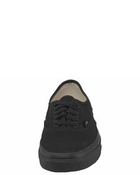 schwarze Segeltuch niedrige Sneakers von Vans