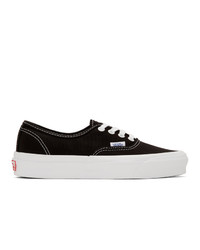 schwarze Segeltuch niedrige Sneakers von Vans