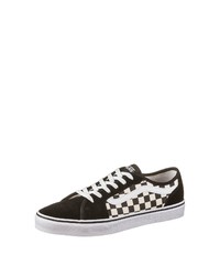 schwarze Segeltuch niedrige Sneakers von Vans