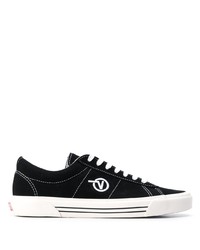 schwarze Segeltuch niedrige Sneakers von Vans