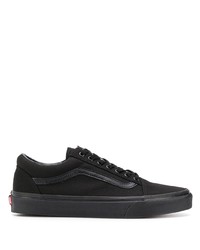 schwarze Segeltuch niedrige Sneakers von Vans