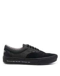 schwarze Segeltuch niedrige Sneakers von Vans