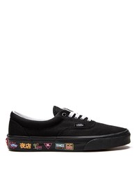 schwarze Segeltuch niedrige Sneakers von Vans