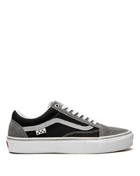 schwarze Segeltuch niedrige Sneakers von Vans