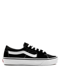 schwarze Segeltuch niedrige Sneakers von Vans