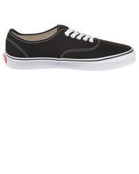 schwarze Segeltuch niedrige Sneakers von Vans