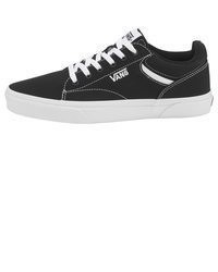 schwarze Segeltuch niedrige Sneakers von Vans
