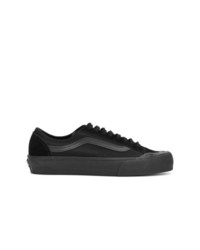 schwarze Segeltuch niedrige Sneakers von Vans