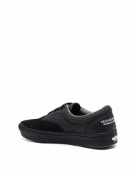 schwarze Segeltuch niedrige Sneakers von Vans