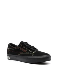 schwarze Segeltuch niedrige Sneakers von Vans