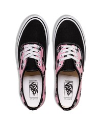 schwarze Segeltuch niedrige Sneakers von Vans