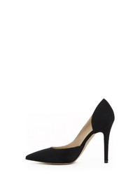 schwarze Segeltuch Pumps von Evita